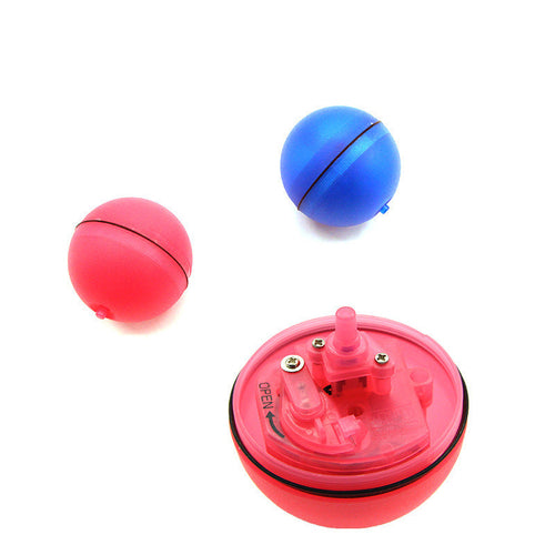 Balle Laser Interactive pour Chat – Jouet LED Rechargeable 360° avec Plumes et Clochette