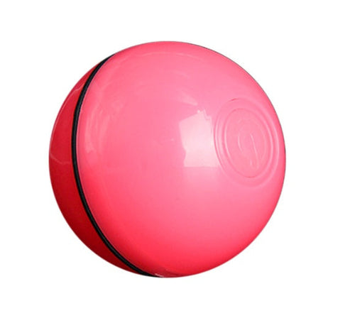 Balle Laser Interactive pour Chat – Jouet LED Rechargeable 360° avec Plumes et Clochette